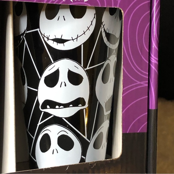 1 Set Of 2 Disney Tim Burton’s “The Nightmare Before Christmas” Glassware NEW - Picture 6 of 6